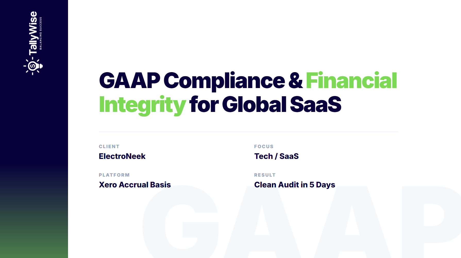 Case Study ElectroNeek