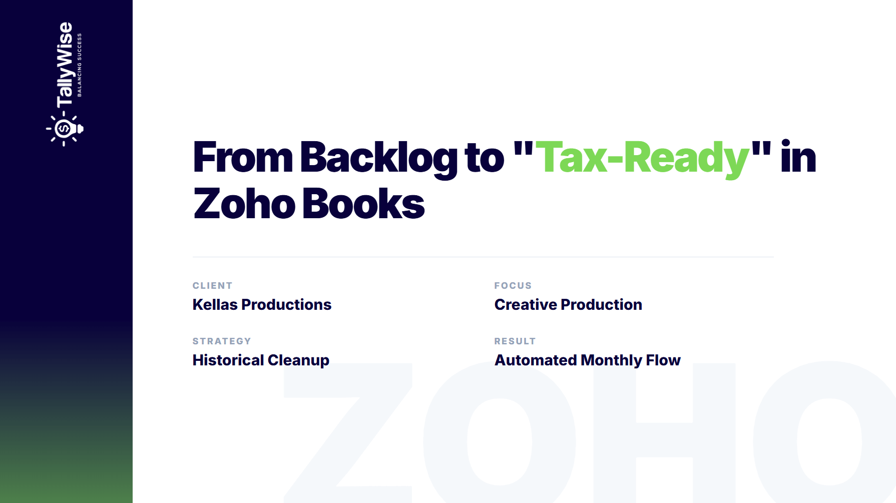 Case Study Kellas Productions