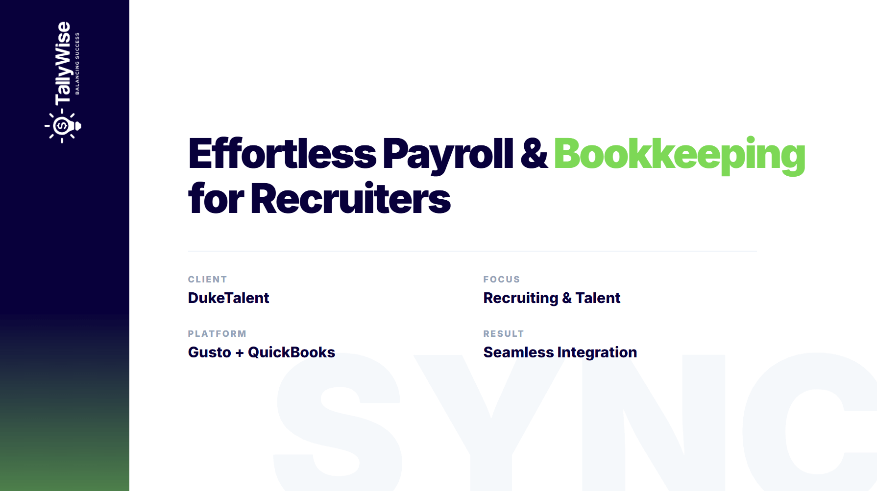 Case Study DukeTalent