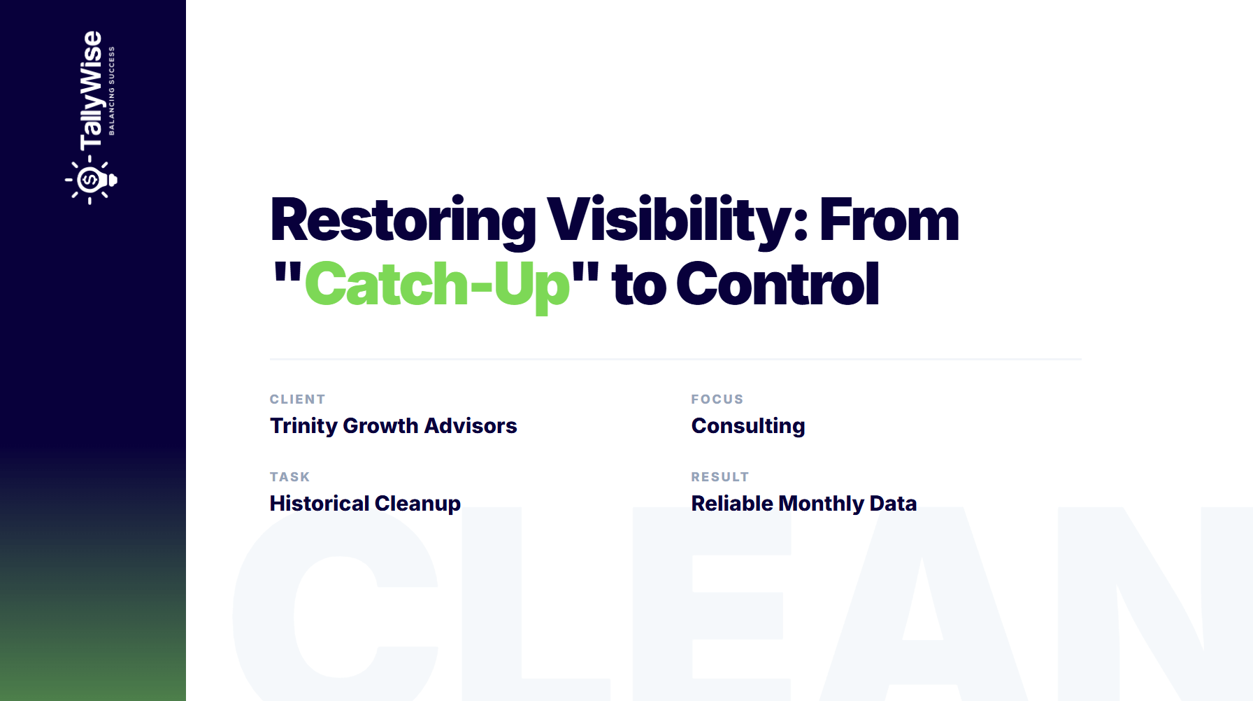 Case Study Trinity Growth Advisors
