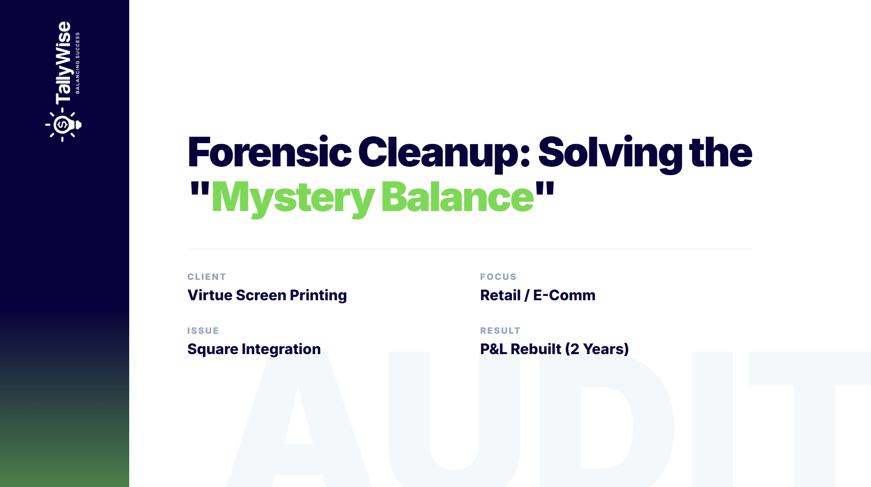 Case study for Virtue Screen Printing